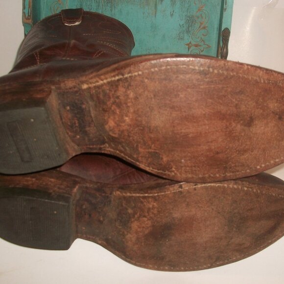 Vintage 1977 Stewart Boot Co Tucson, Az Handmade Western Boots 13D $1200 READ! - Picture 10 of 12